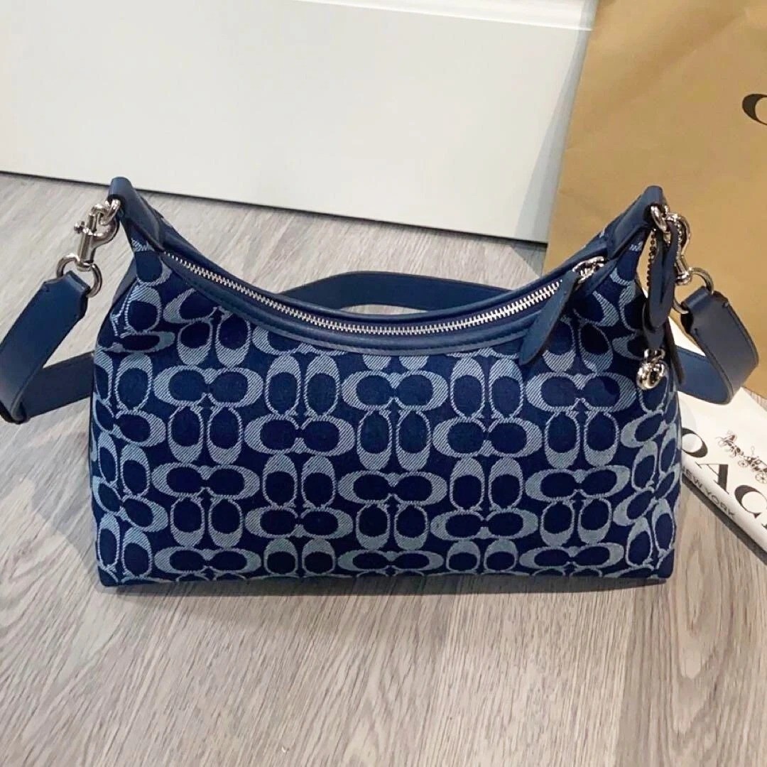 COACH Juliet Shoulder Bag In Signature Denim Crossbody Bag CAM24 outlet New