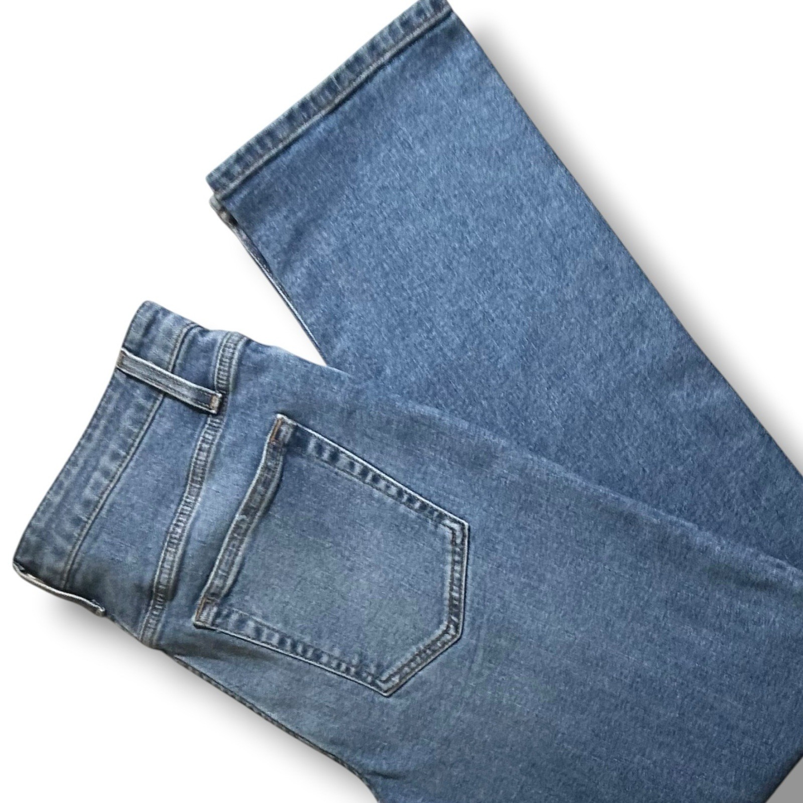 Joe’s Jeans Lara Faux Patchwork High Waist Straight Ankle Jeans Size 10 Boho Y2K
