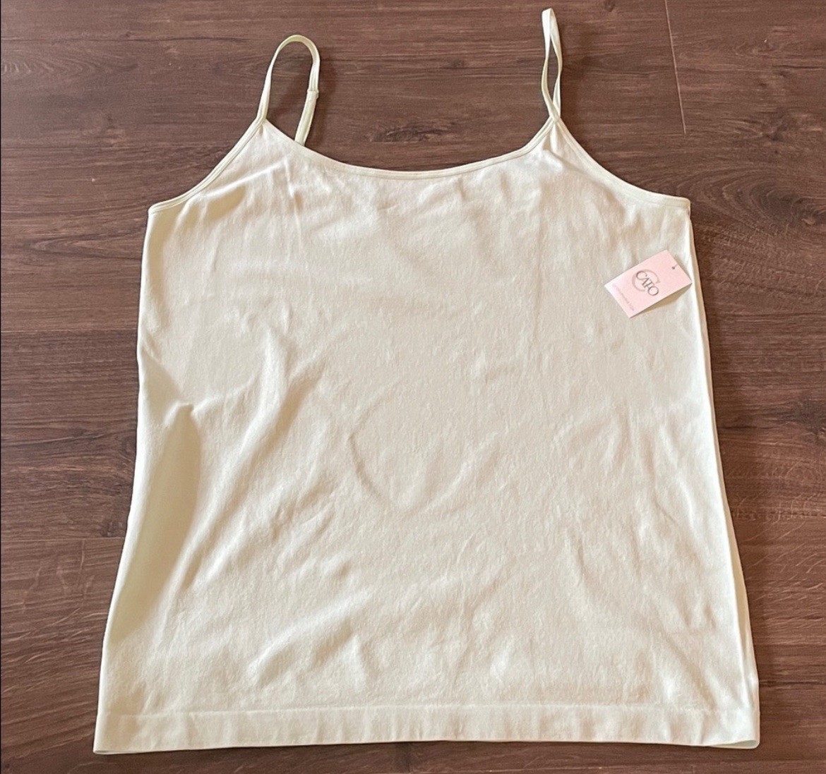 NWT Cato Light Green Camisole, Size 18/20W 95% Nylon 5% Spandex