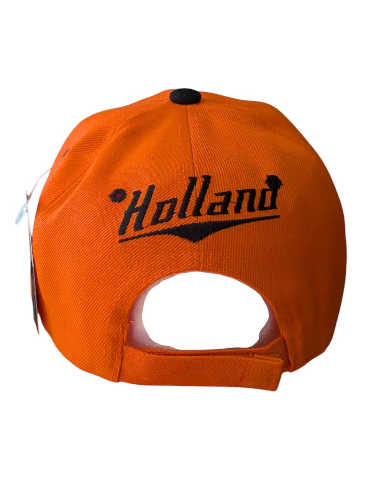 Holland Flag Under Brim Orange/Black Baseball Hat Cap