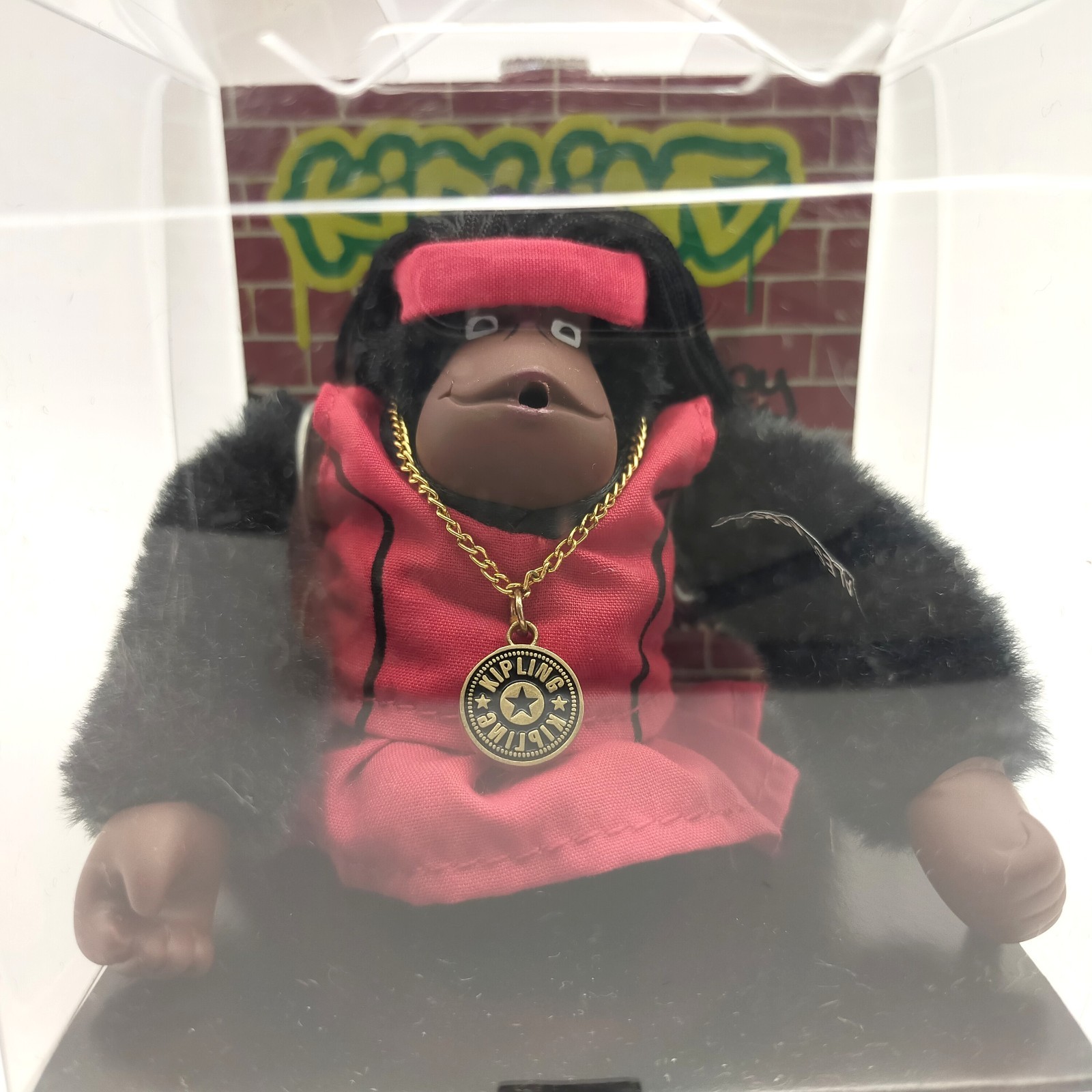 Kipling Monkey Keychain Hip Hop Girl Rare Collectible