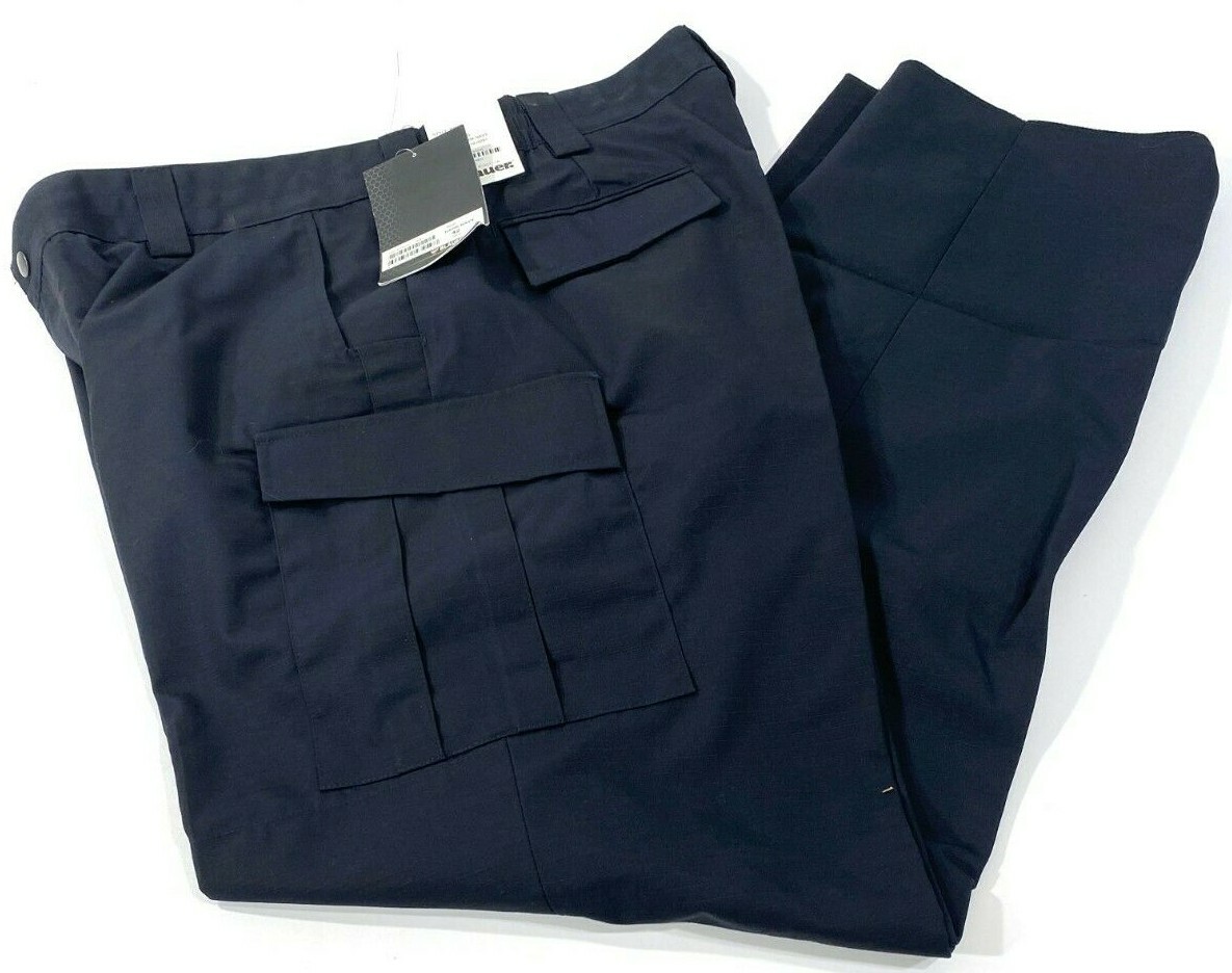 NEW MENS 30×35 BLAUER BDU RIPSTOP TACTICAL PANTS 8830 DARK NAVY UNHEMMED