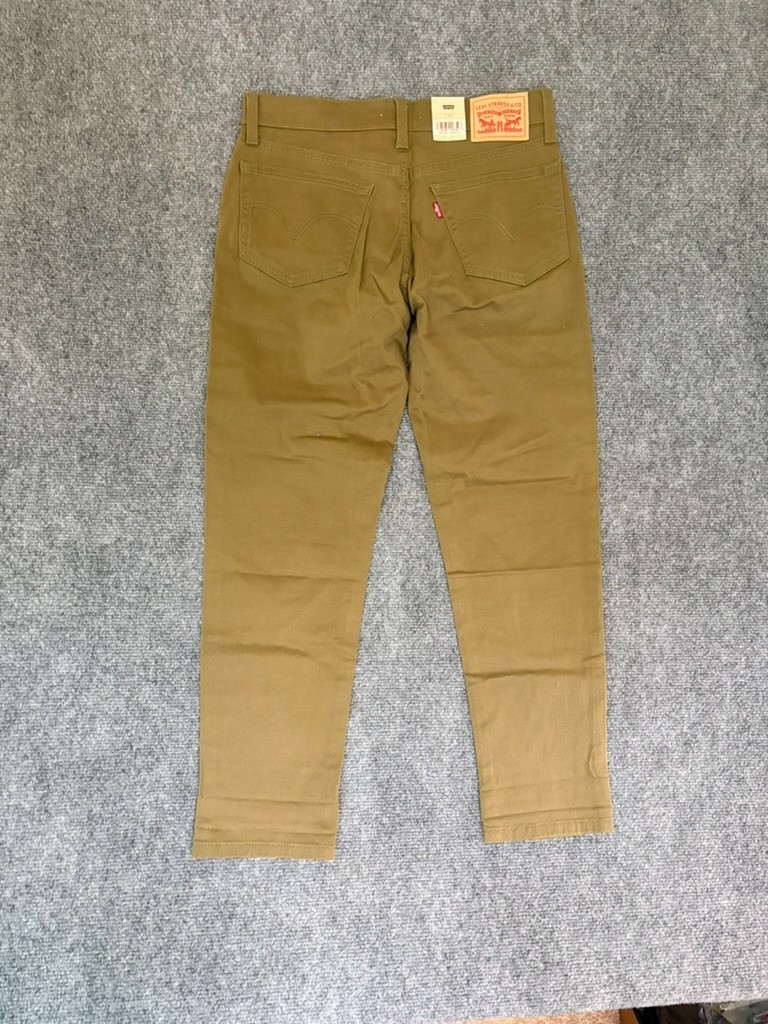 NWT Levi’s Boyfriend Fit Jeans Womens Olive Green Cotton Casual Pants Size 27X27