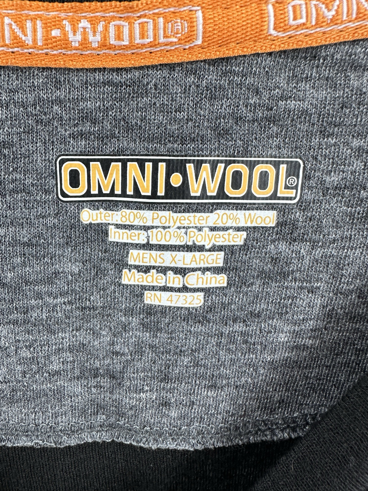OmniWool Shirt Mens XL Base Layer Wool Blend Outdoor Gorp Ski Warm Hiking