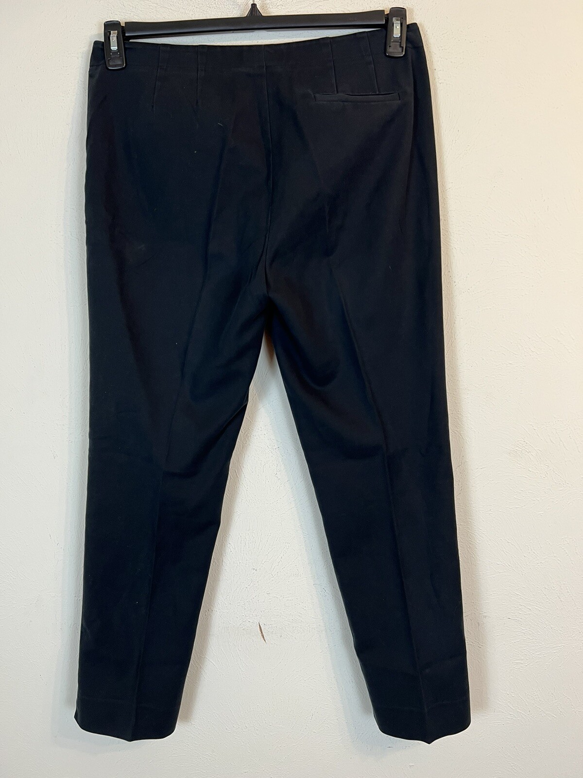 Women’s Black Gallia Moda Stretch Pants. Size 12. 97% Cotton/ 3% Elastane.