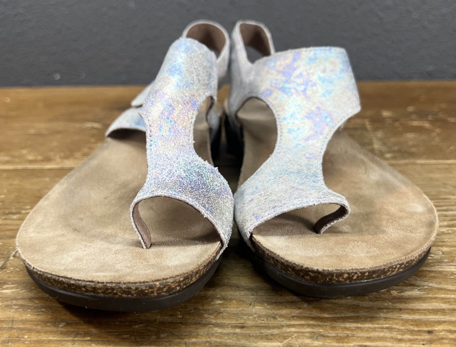 Dansko Women’s Reece Metallic Slingback Sandals Size 37 US 6.5