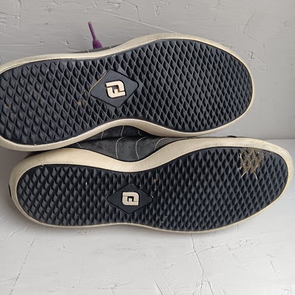 FootJoy Shoes Womens 8.5 M LoPro Collection Golf Atheltic Grey Leather Low
