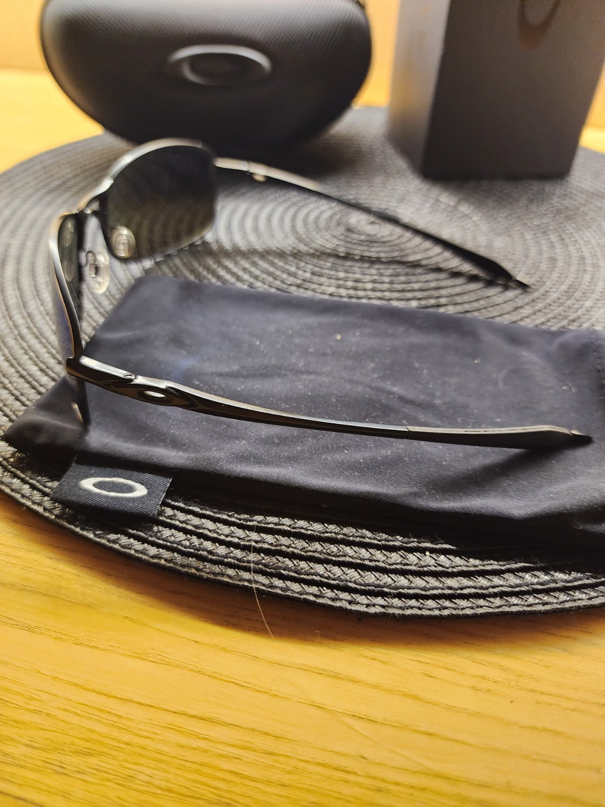 Oakley Crosshair 2.0 Alloy Metal Frame Blue Prizm Polarized Lens Full Pack New