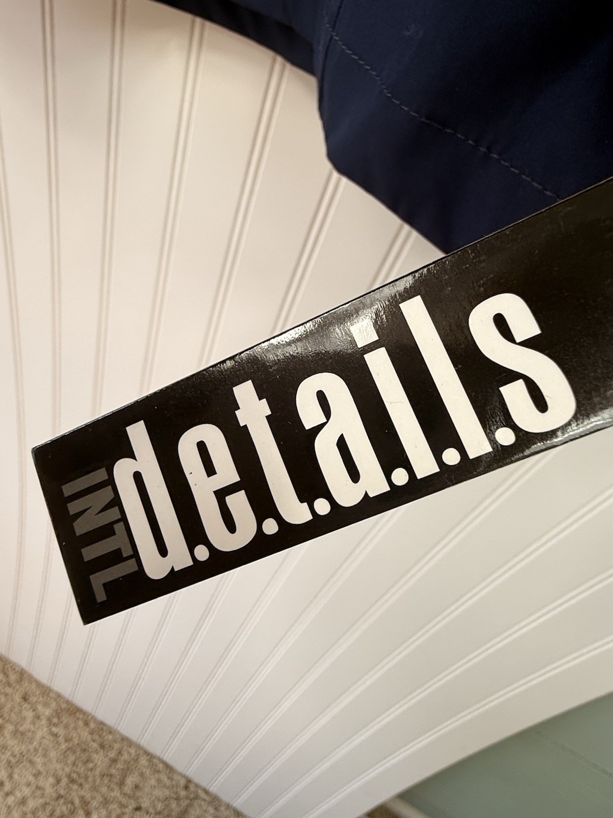 NEW INTL D.e.t.a.i.l.s Navy Blue Peacoat Jacket Coat Sz Large Full Zip Hood NWT