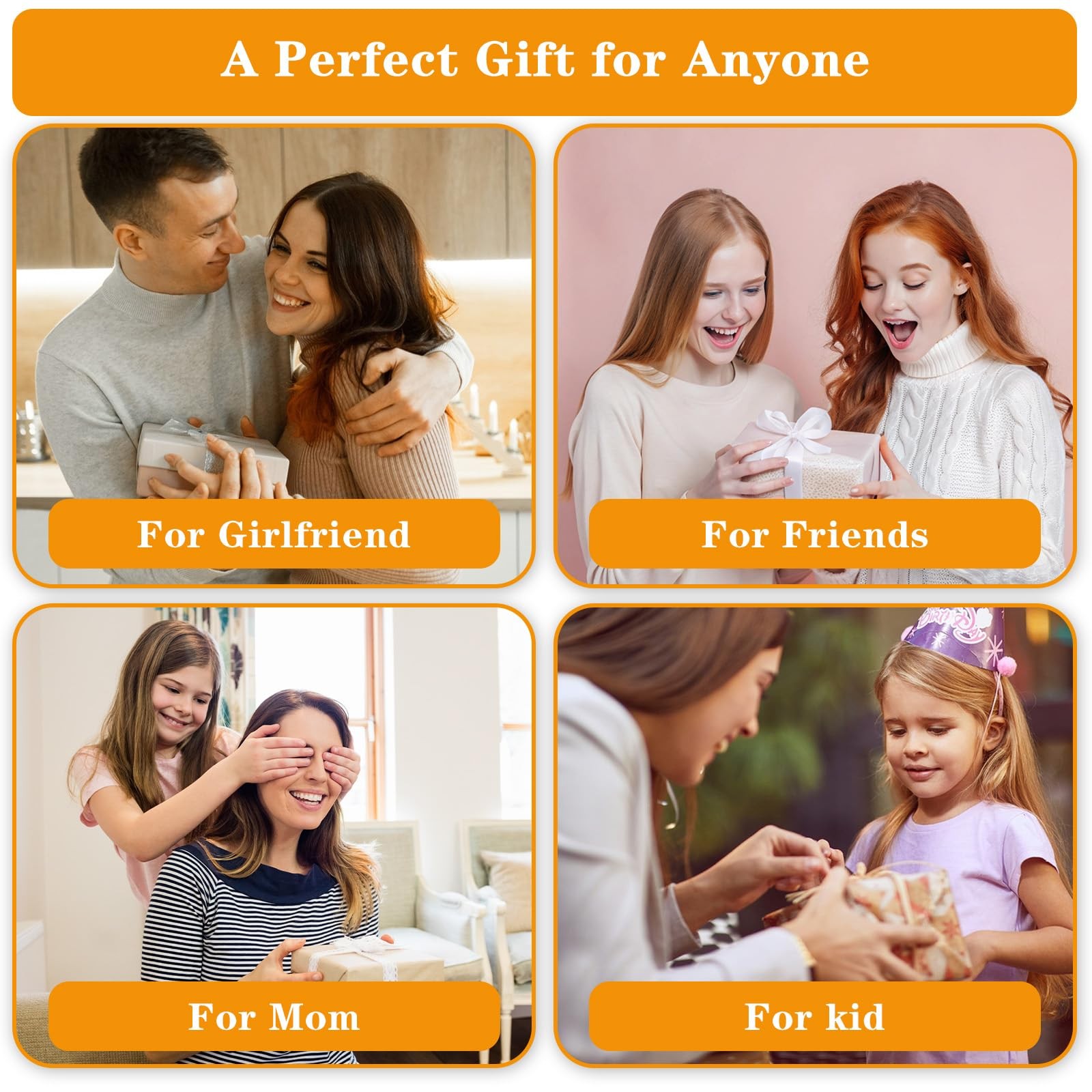 Pocket Hug Heart Love Keychain Boyfriend Birthday Gift for Men Her Him