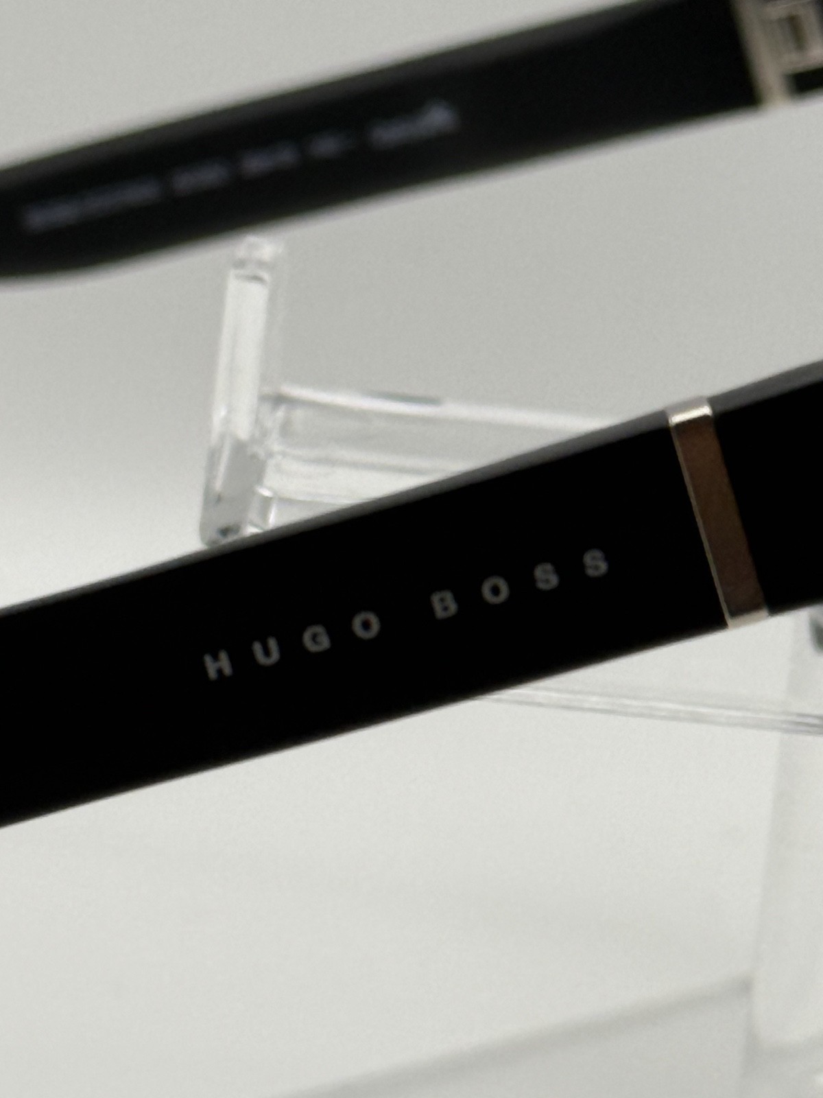 HUGO BOSS Gray Polarized Lens with Matte Black Frame Men’s Sunglasses