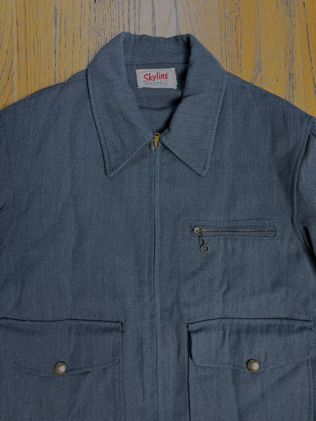 vintage 1950s Uniforms by Days jacket whipcord Eisenhower workwear boxy USA