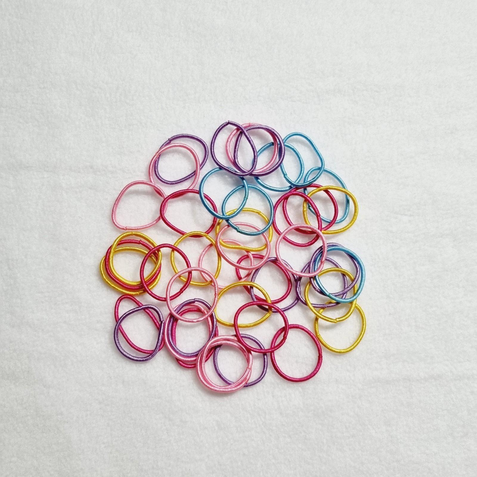50Pcs small Hair Ties Elastics Ponytail Holders Elastic Bands For Girls baby Pet