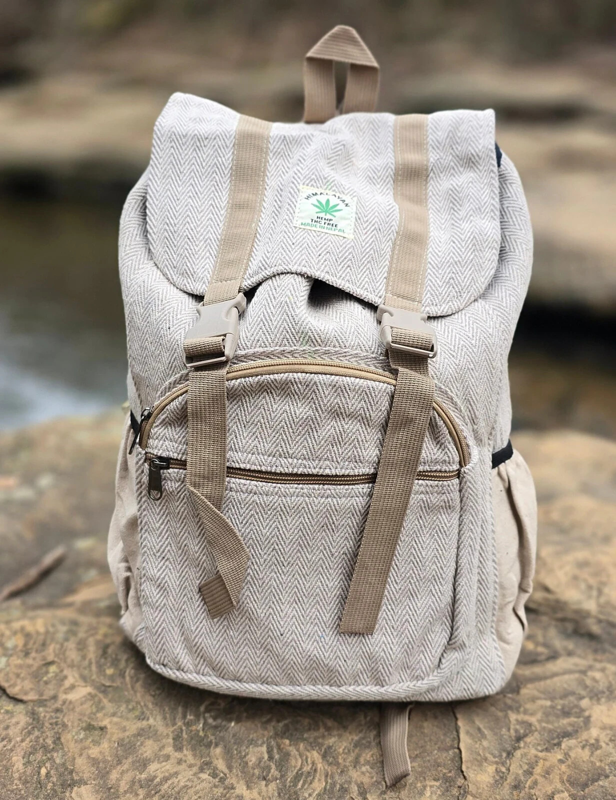 Organic Natural Himalayan Hemp Large Nepalese Boho Hippie Durable Cute Unisex Ba