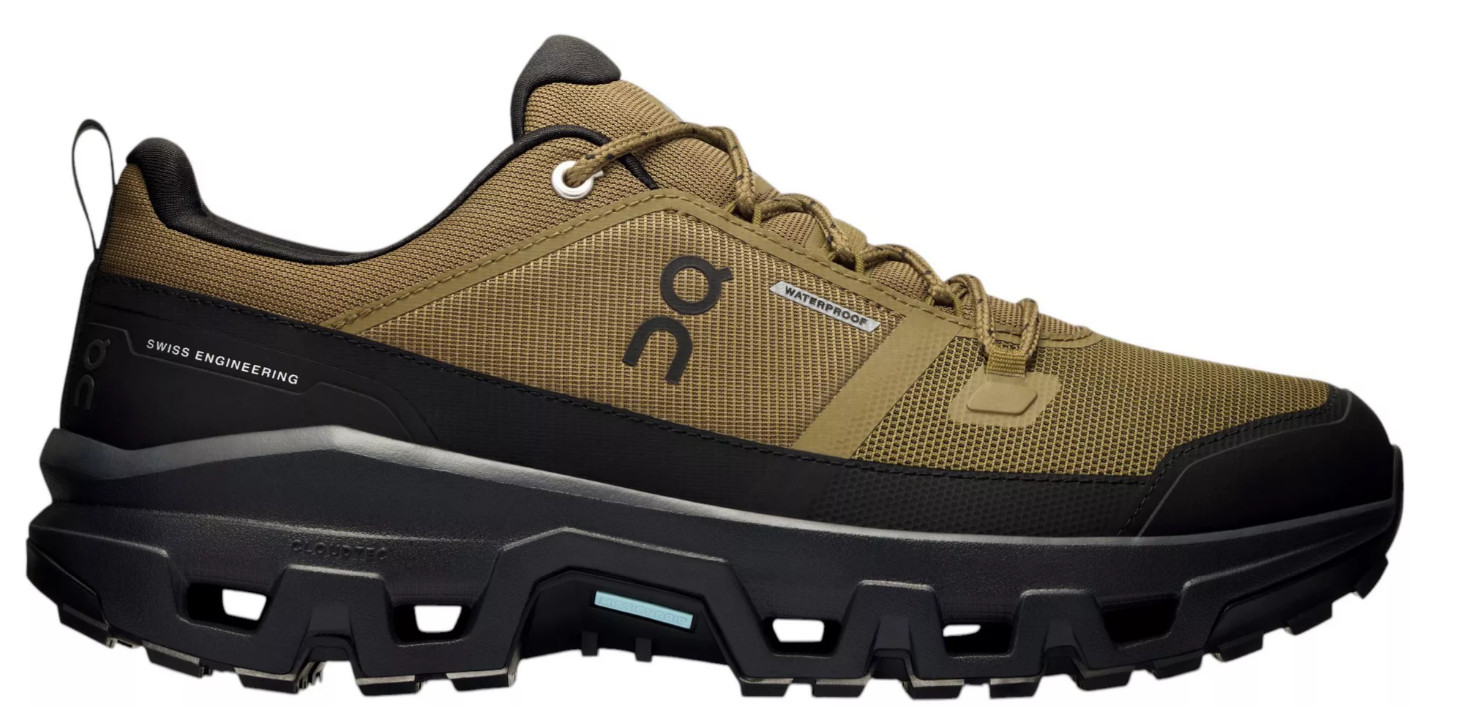 On Mens Cloudrock Waterproof Low Shoes