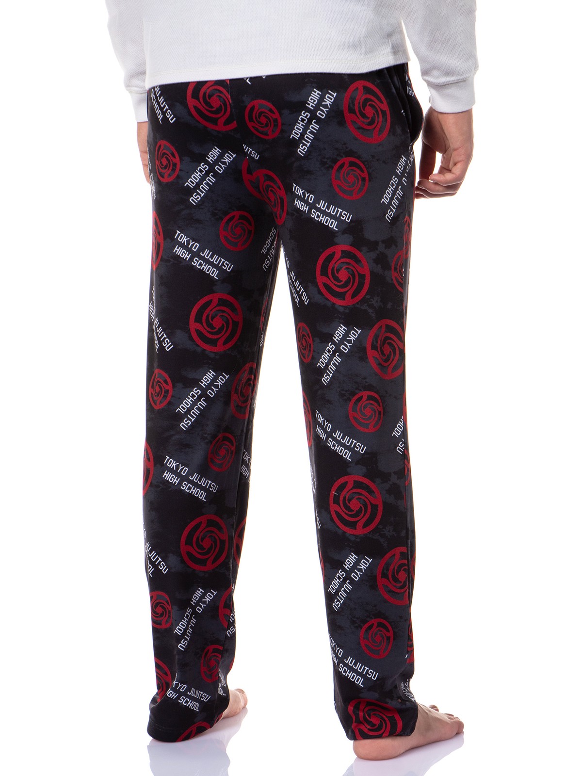 Jujutsu Kaisen Men’s Tokyo jujutsu Logo Allover Print Lounge Pants