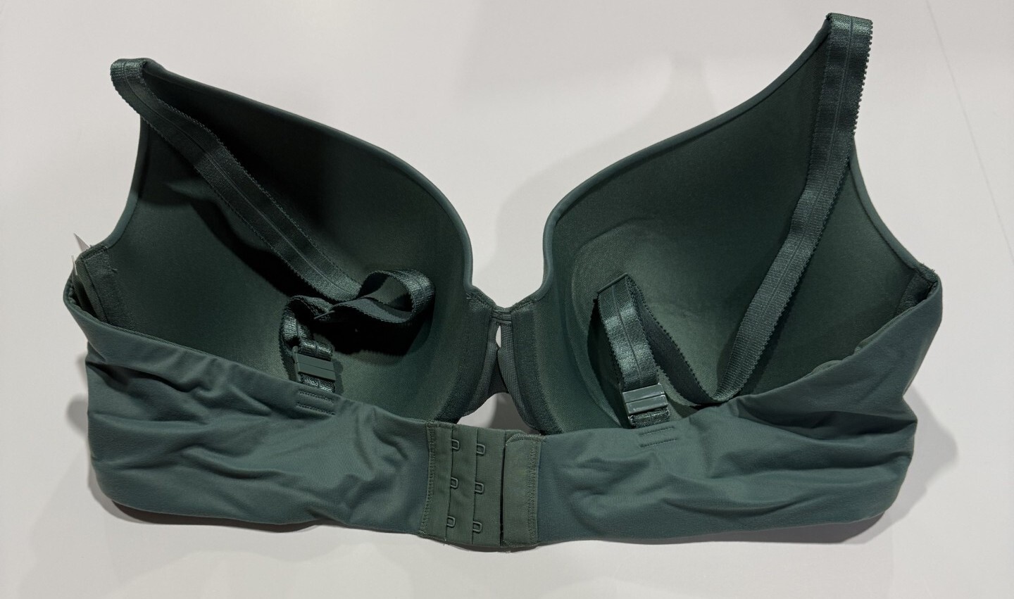 Women’s Lightly Lined Semi-Demi Bra – Moss Flash Green 40D