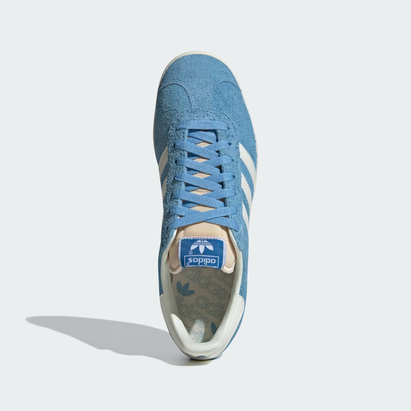 Adidas Gazelle Light Blue Off White Sneakers Shoes IF9653 45 1/3 46 2/3 US 11 12