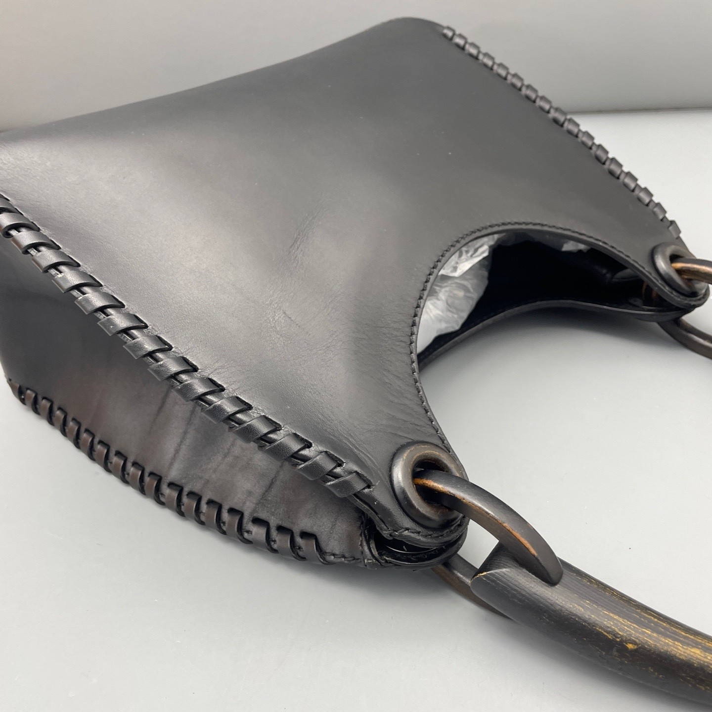 Gucci Pre-Owned Authentic Underarm Bag Black 29*23*11cm Free Tracked Shipping