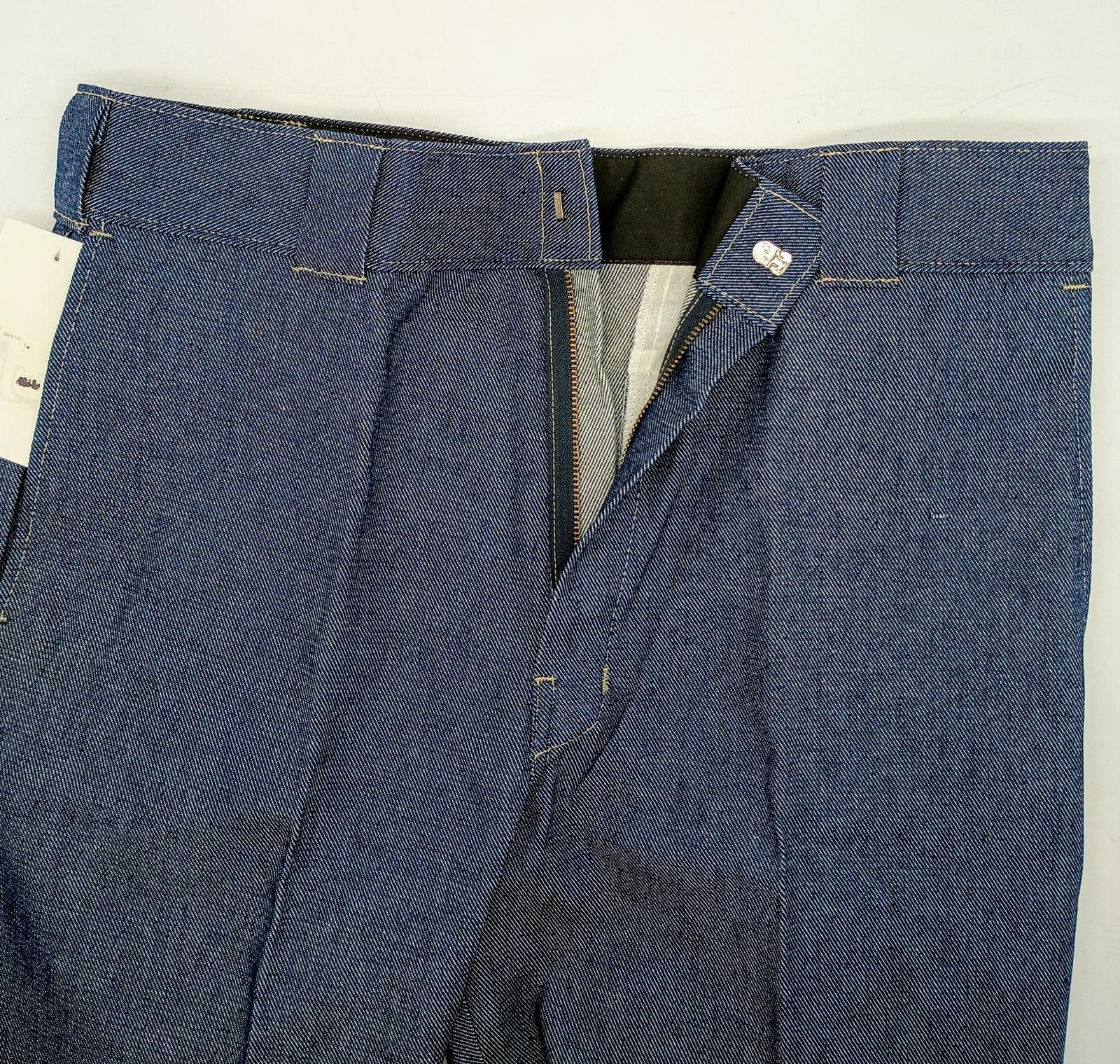 Dickies Men’s Original 874 Light Navy Denim Work Pants Jeans, 38W x 30L