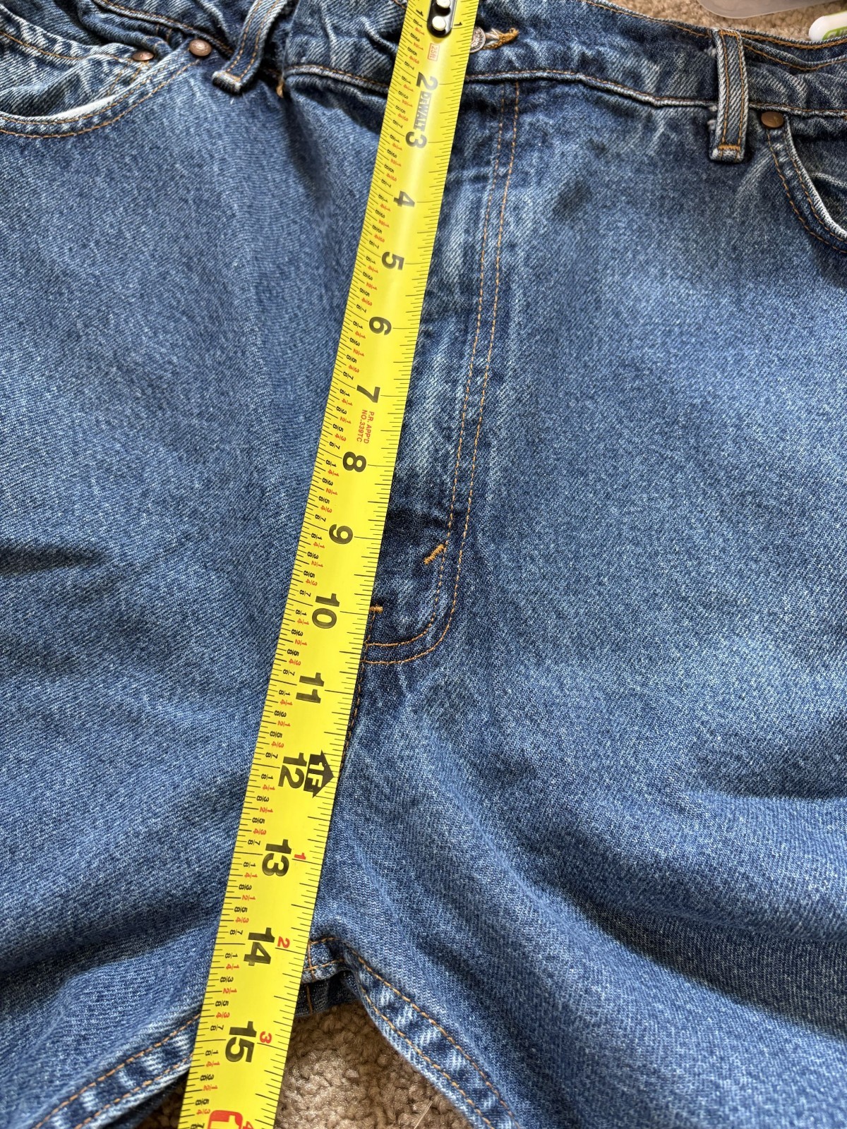 Vintage 1994 Levi’s 540 Relaxed Fit Orange Tab Jeans – Made in USA – Size 42×30