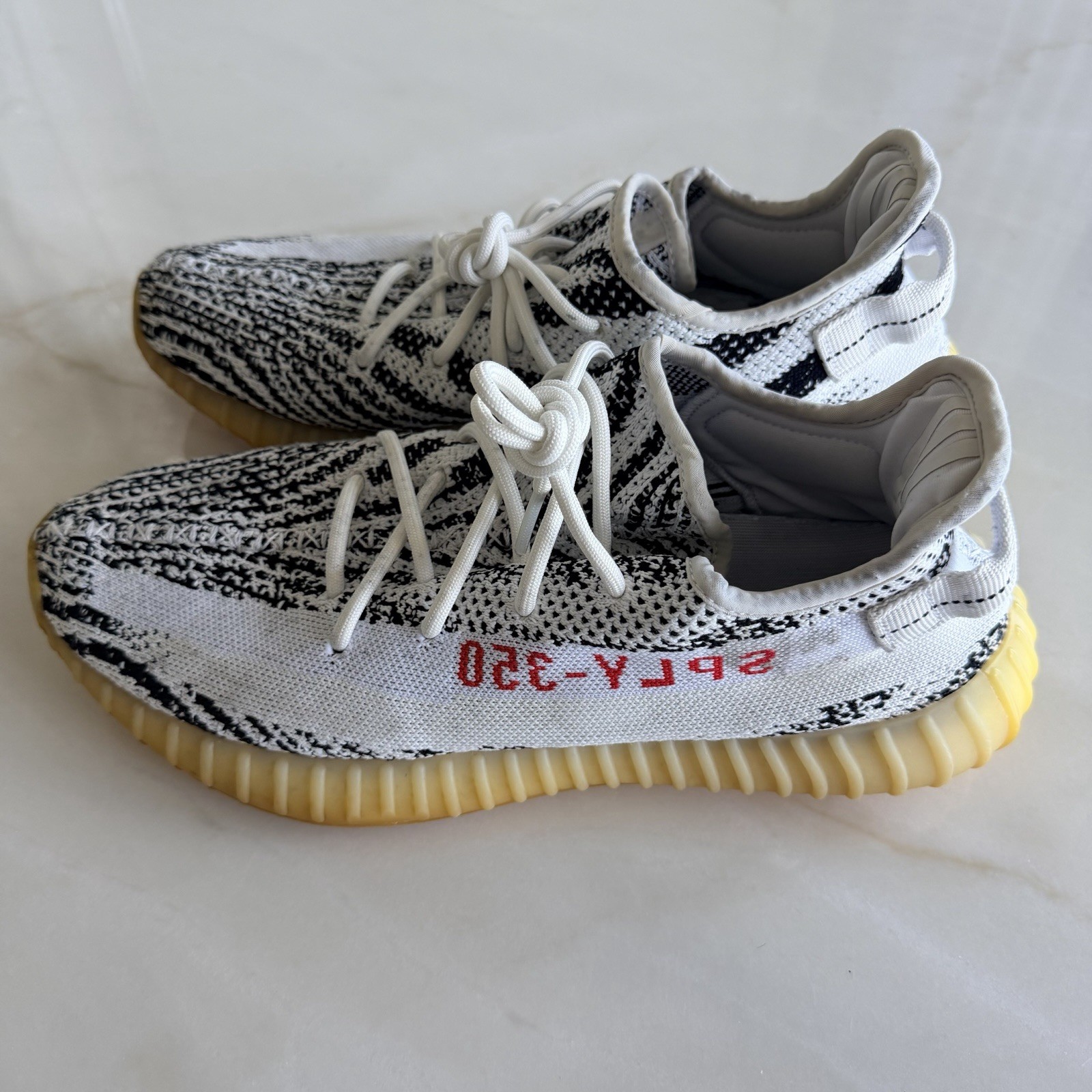 Adidas Yeezy Boost 350 V2 Zebra CP9654 US Size 11.5 White/Black Sneaker