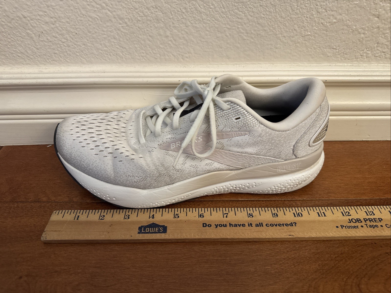 Brooks Ghost 16 Mens Size 11 Coconut Chateau Forged Iron Athletic Running Shoes