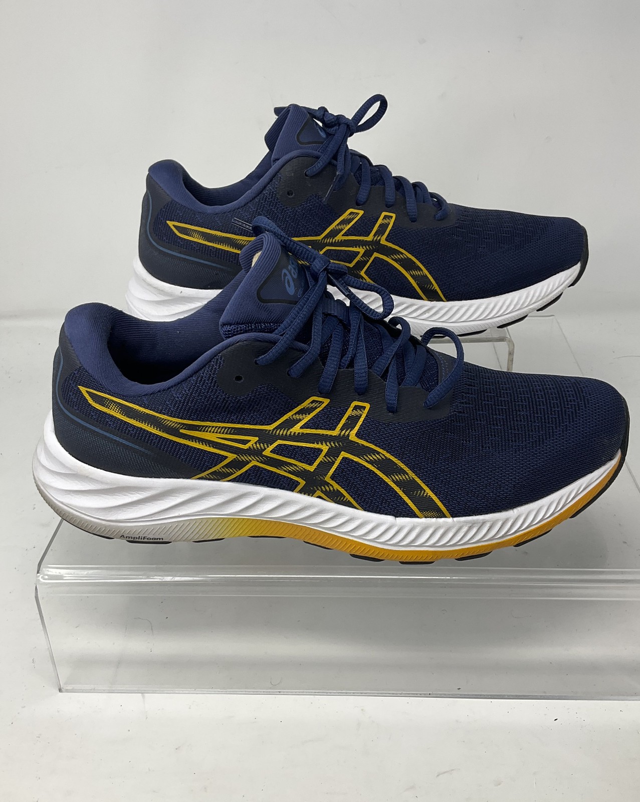 Asics Gel Excite 9 Deep Ocean Blue Amber Mesh Running 9.5