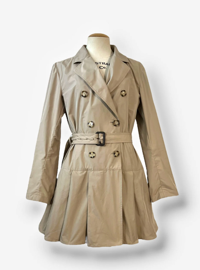 Prada Sport Pleated Trench Coat – Linea Rossa