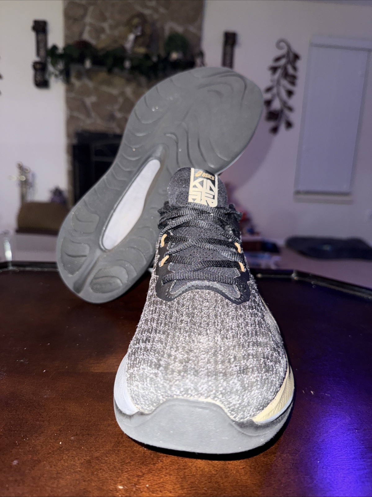ASICS Gel Kinsei Max Platinum Black Champagne 1011B927-001 Size 11