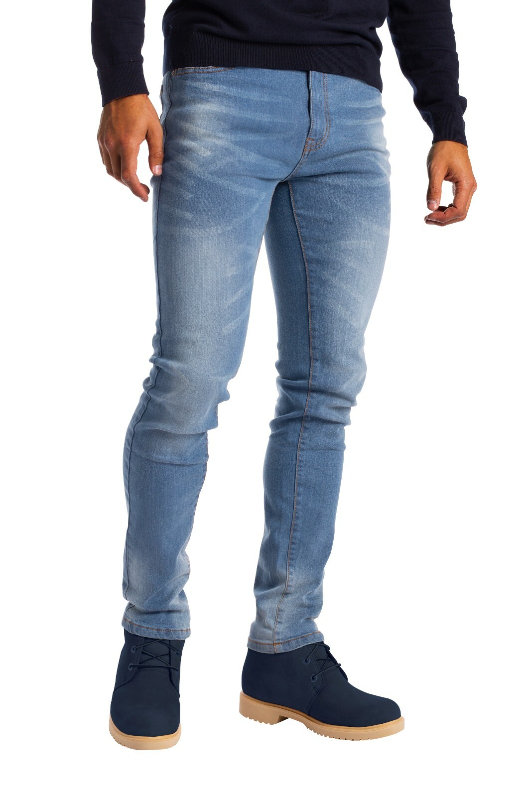 Men’s Slim Fit Jeans Skinny Stretch Denim Pants