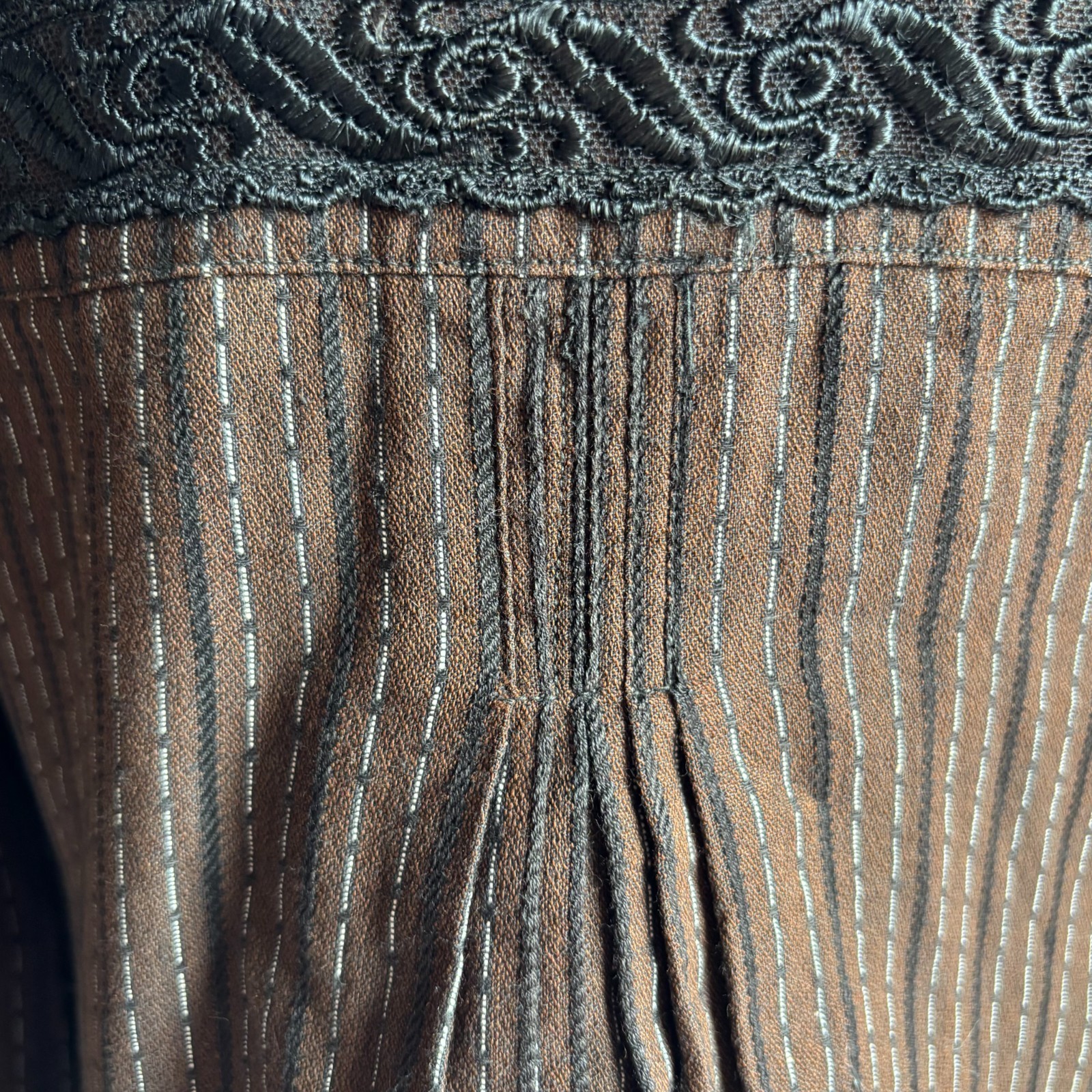 Vintage Hungarian Flared Boho Traditional Folk Blouse