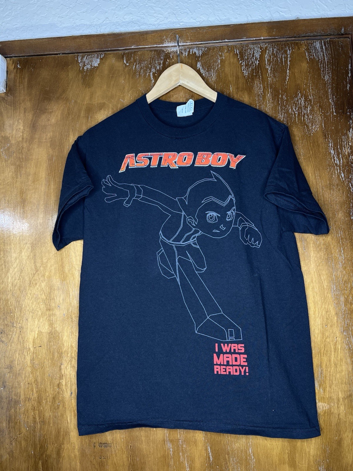 2009 Astro Boy Movie Promo Black T Shirt