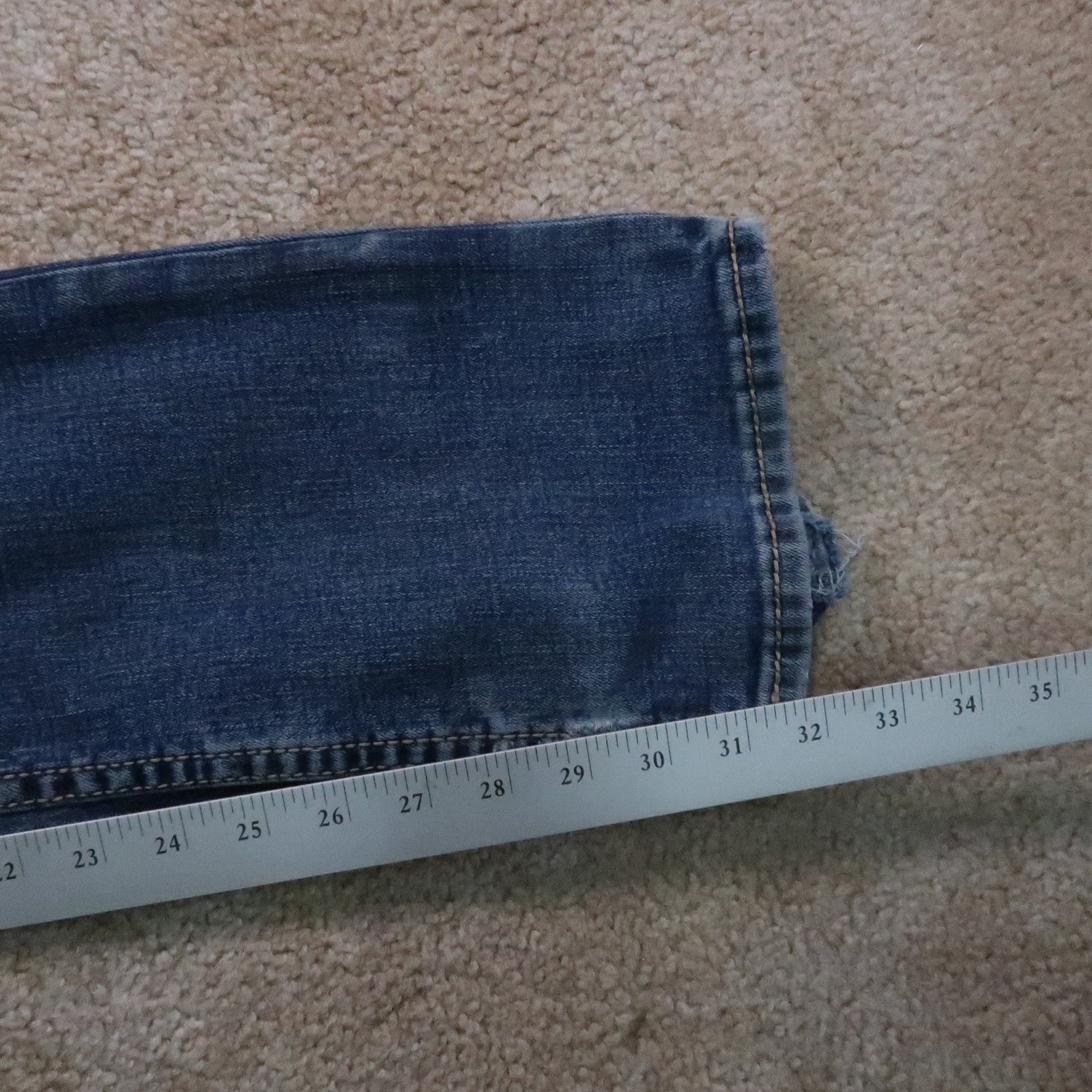 BKE Buckle Aiden Straight leg Jeans Men’s 28×32 Blue Stretch Denim Distressed