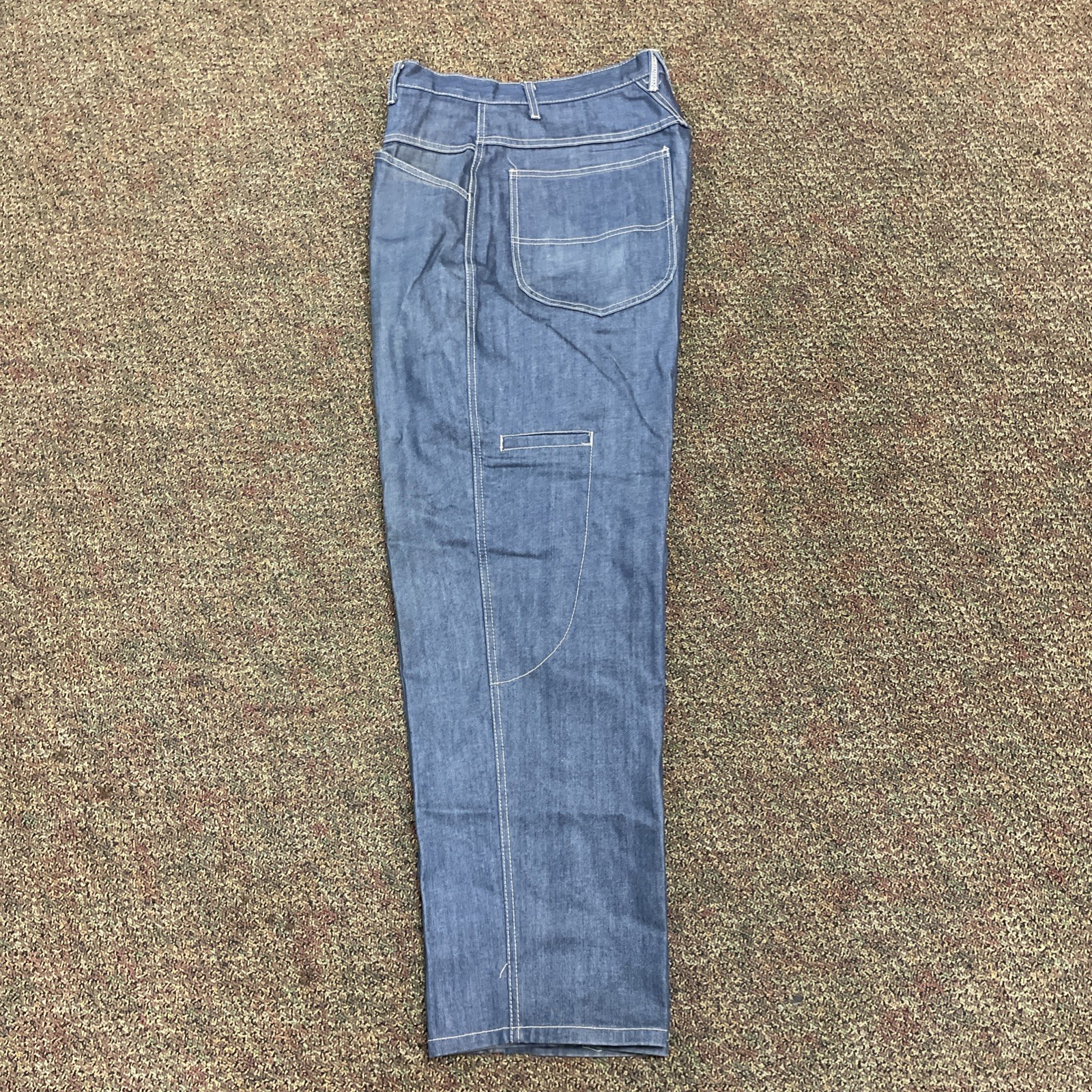 Marithe Francois Girbaud Men 36×31 Baggy Wide Leg Jeans Light Blue 90s Y2K NWOT