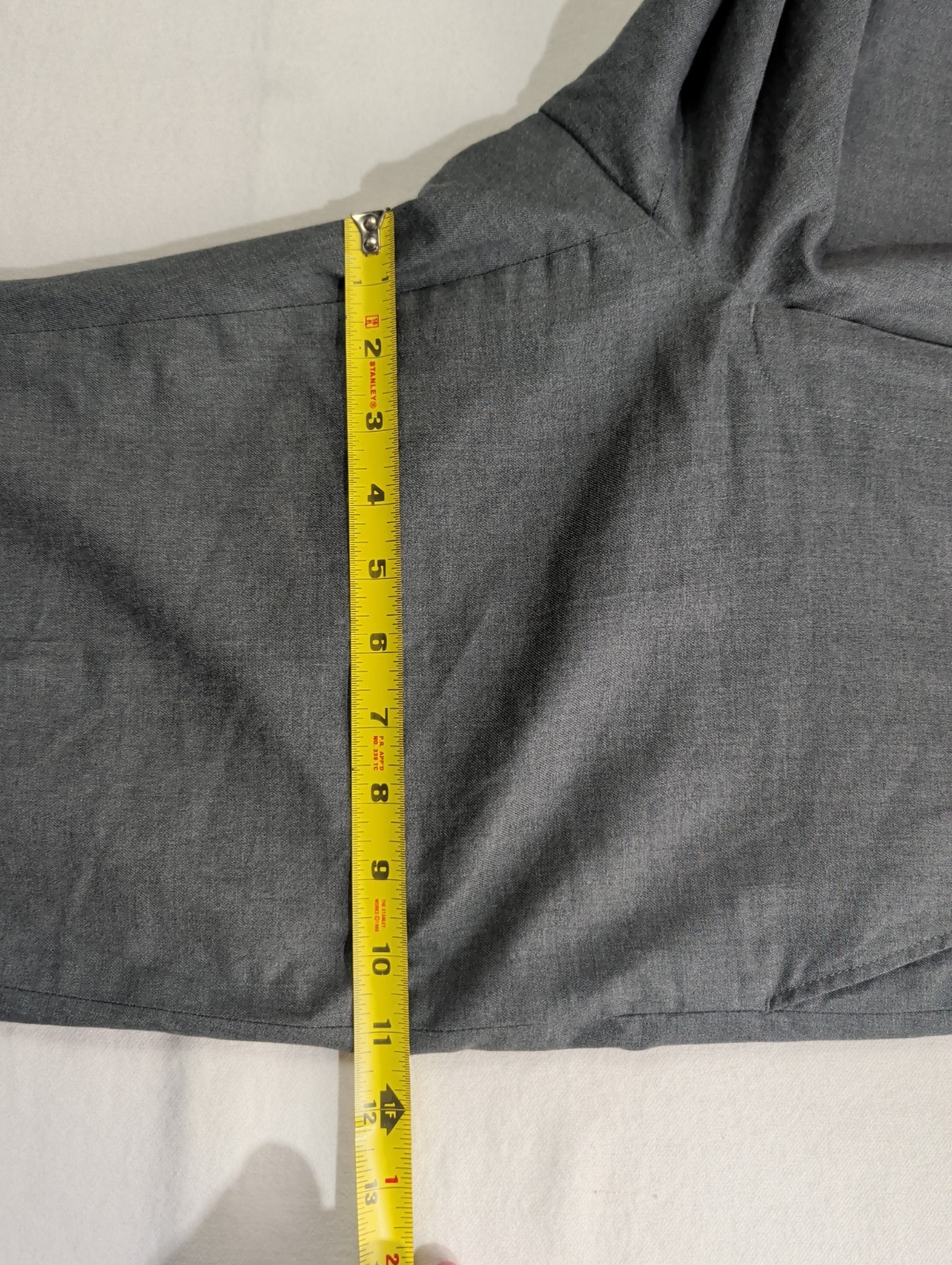 J Crew Bowery Classic Flat Front Mens 31×32 Gray Trousers Chino NEW