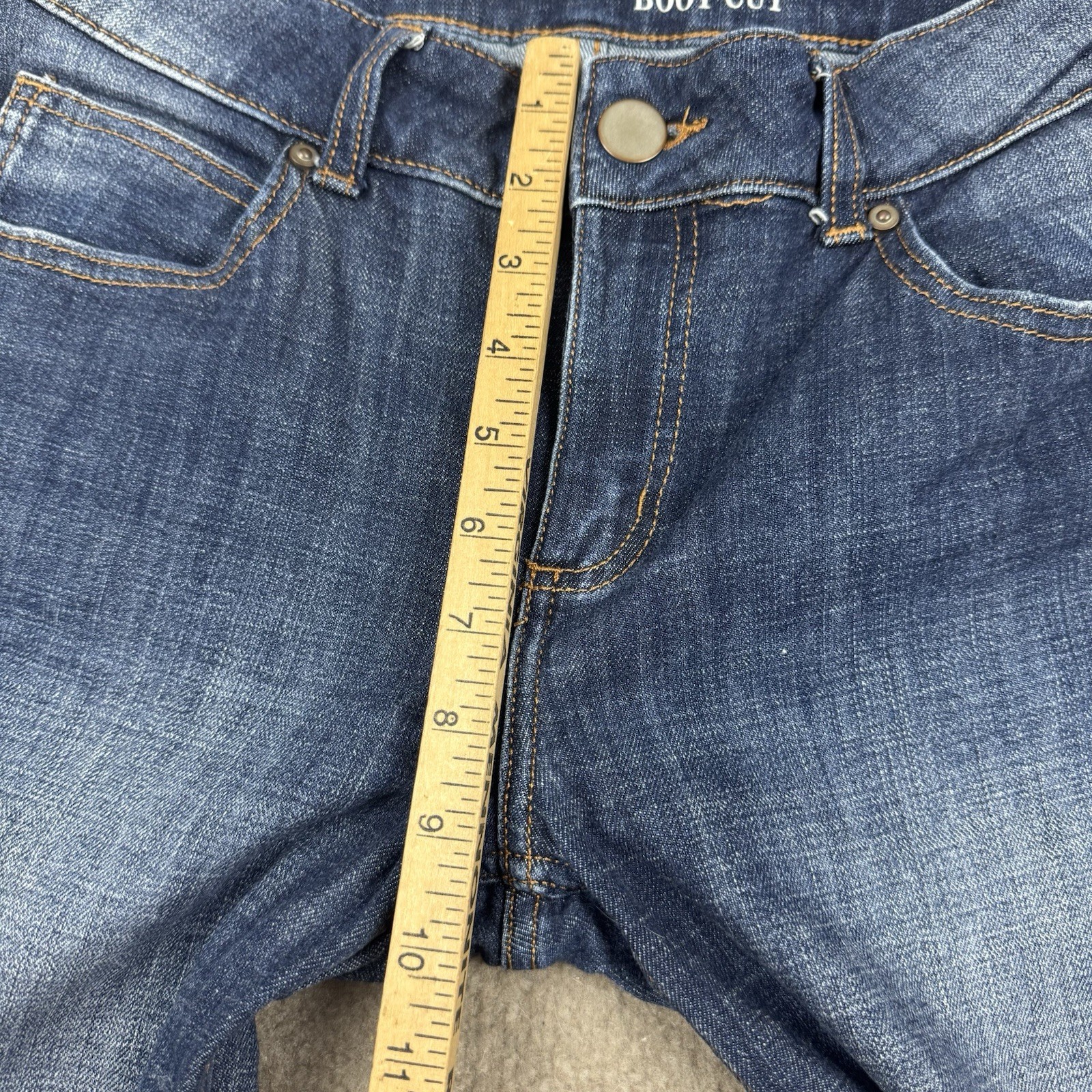 Wrangler Boot Cut Jeans Womens 7×34 Blue Stretch Denim Mid Rise Western 30×34