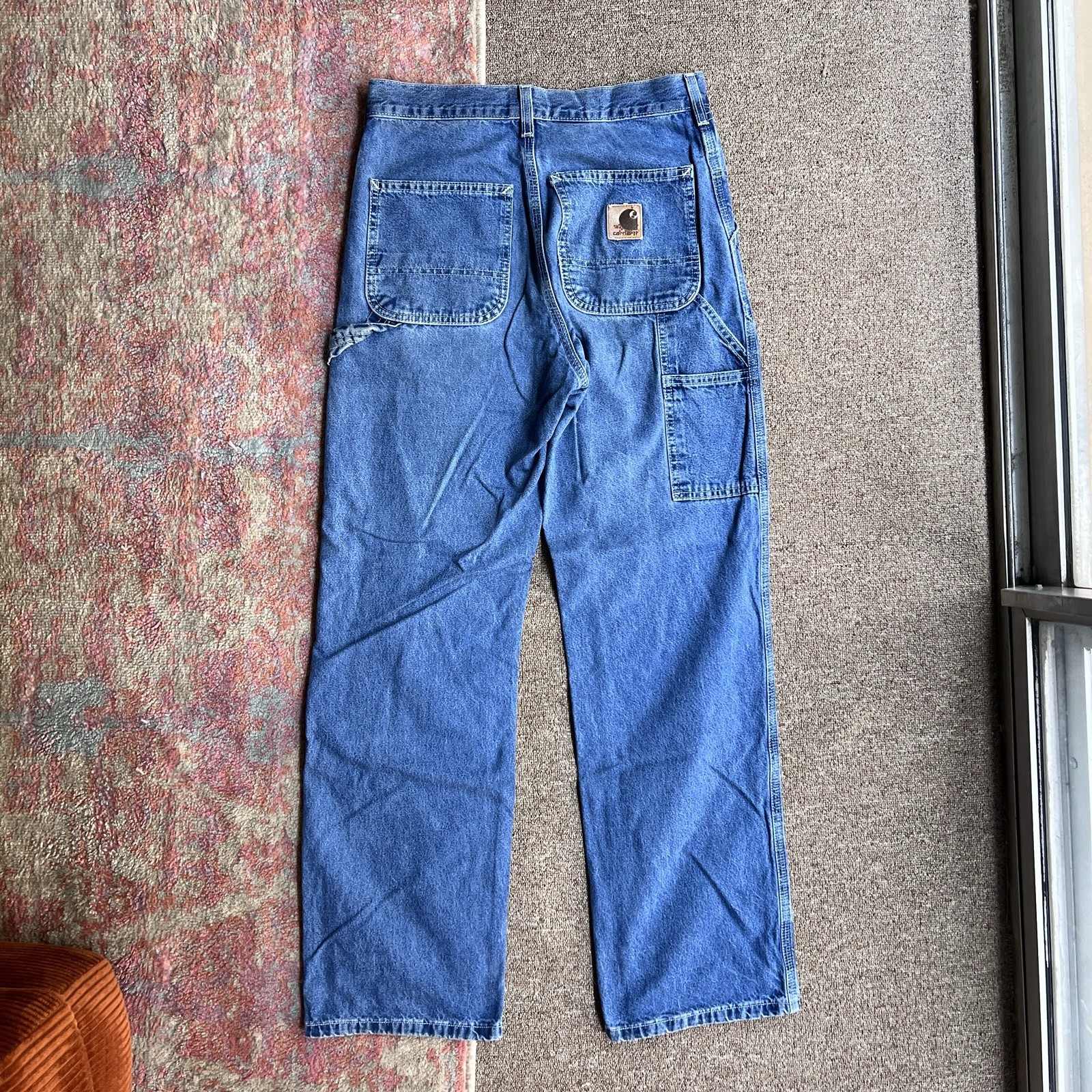 Carhartt Men’s Carpenter Jeans 30×31 Vintage, Loose Fit, B13 DST