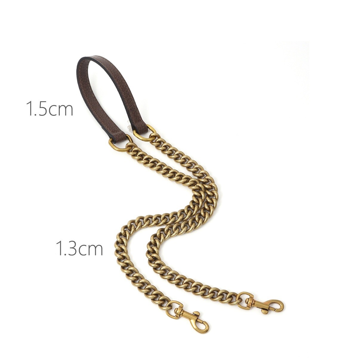 60-120cm Leather + Metal Replacement Crossbody Shoulder Strap For Gucci Ophidi