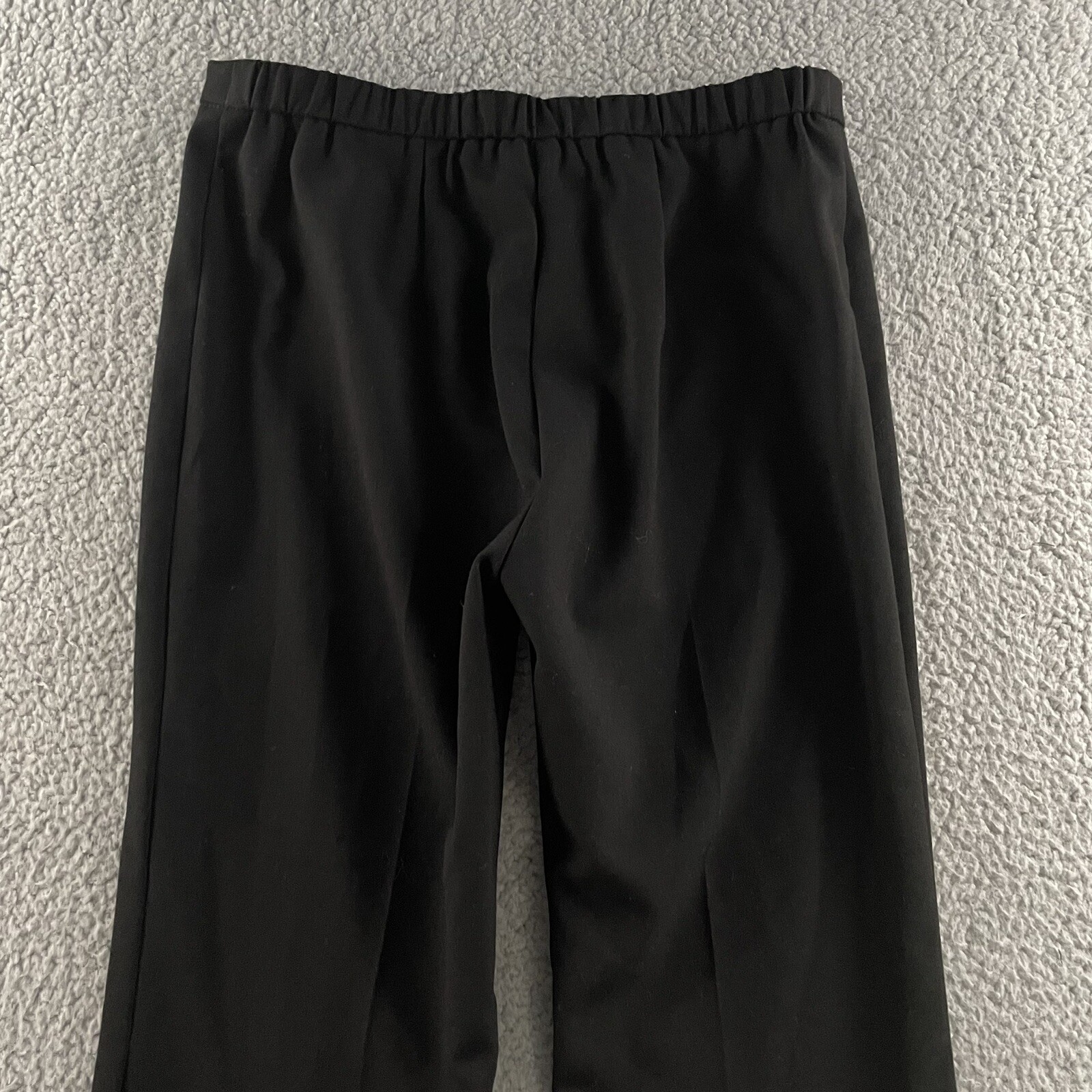 Susan Graver Womens Pants Black Size 2 Flared Dress Pant Polyester Rayon Blend