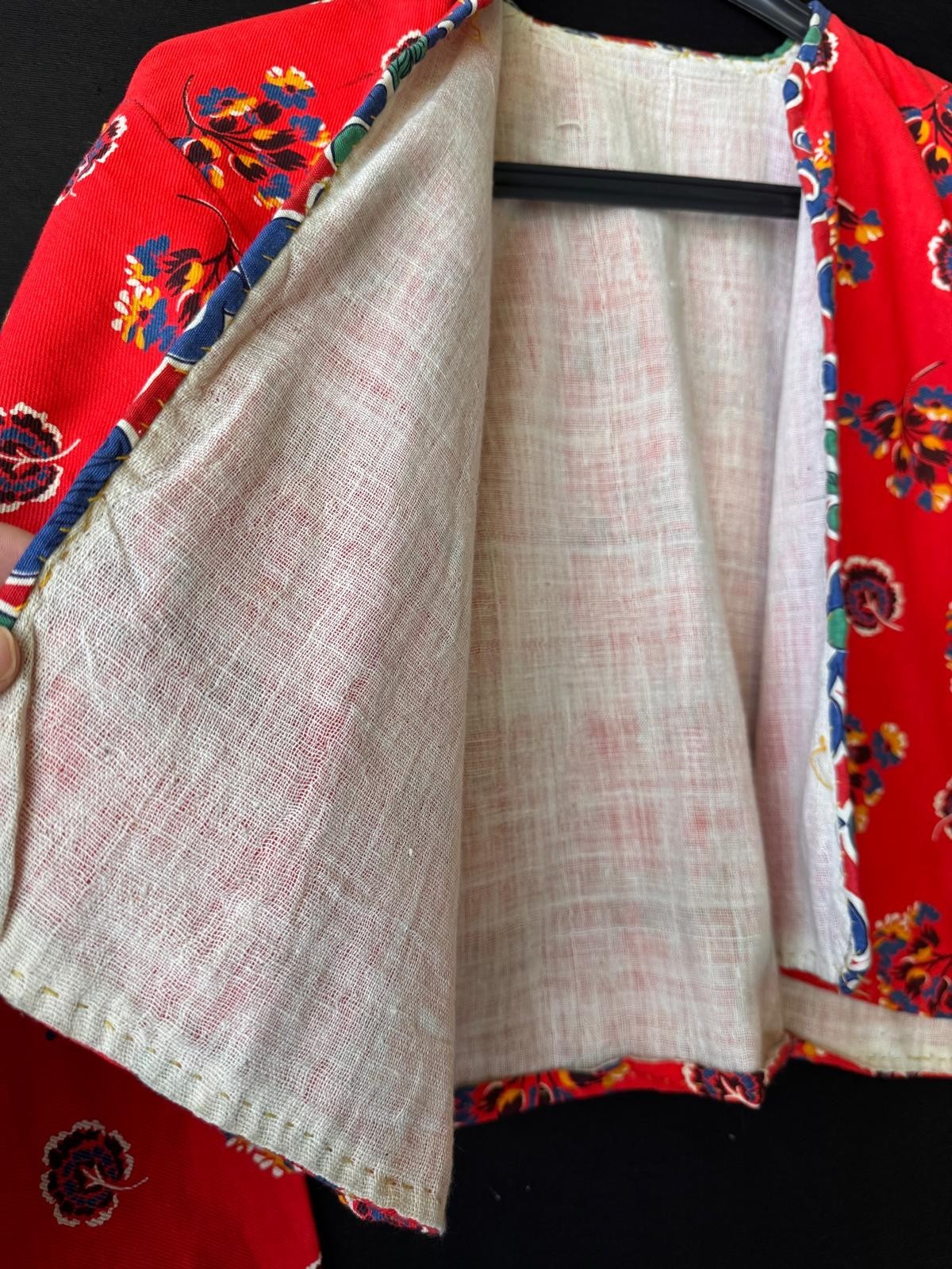 Hand-Sewn Anatolian Cepken from the Old Ottoman Period kaftan