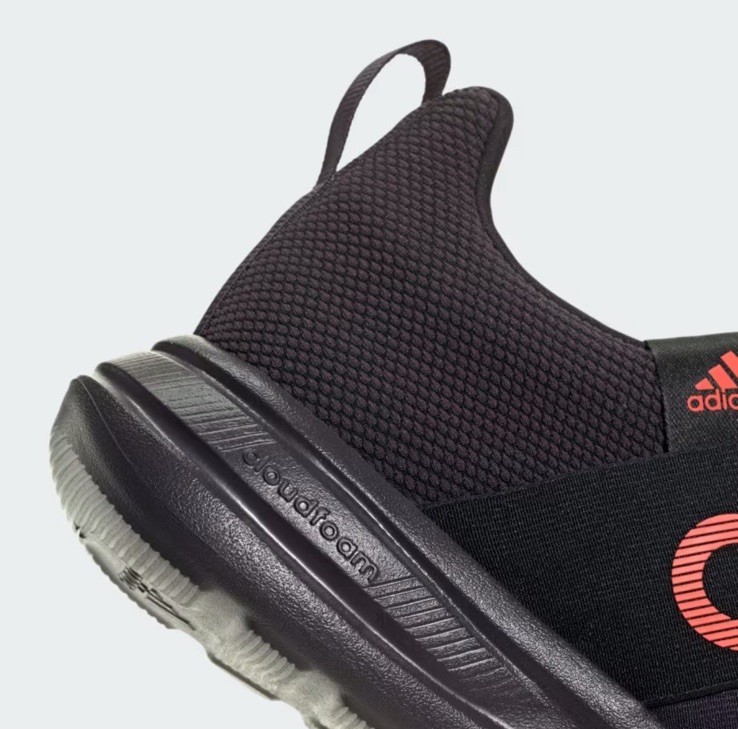 Men’s 11.5adidas Lite Racer Adapt 6.0 Men’s Slip-On Low Top Sneaker in blk & red