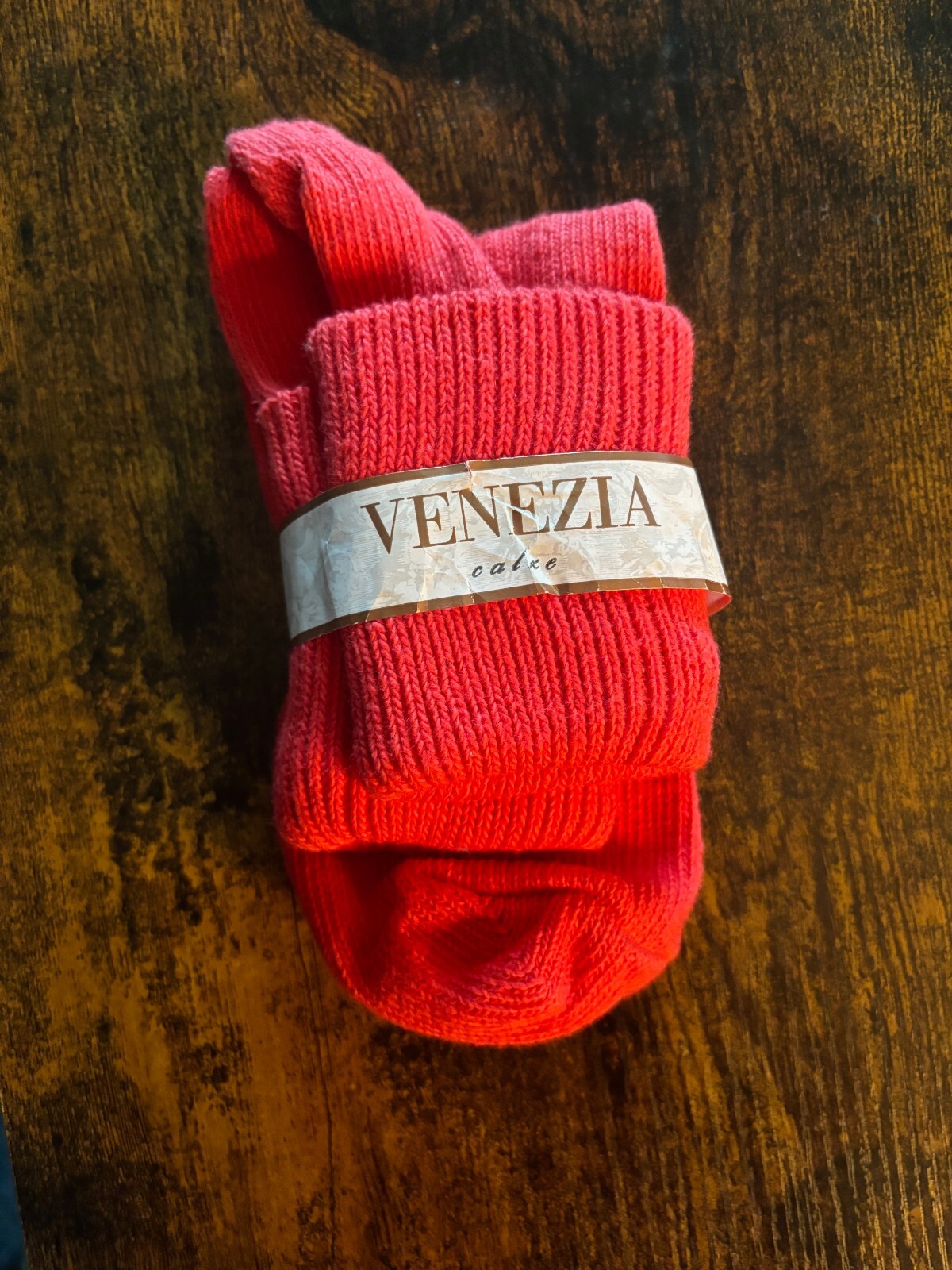 Vintage Venezia Womens Size 10-12 Turn Cuff Socks NEW