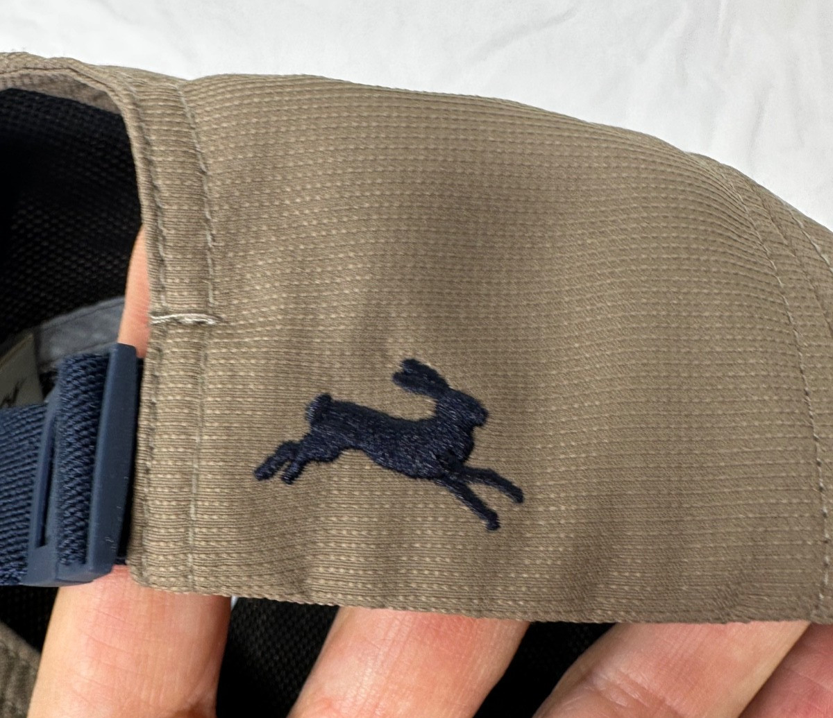 Tracksmith Wottle Cord Hat Walnut Brown Amateur Athletics Patch Flat Brim Run