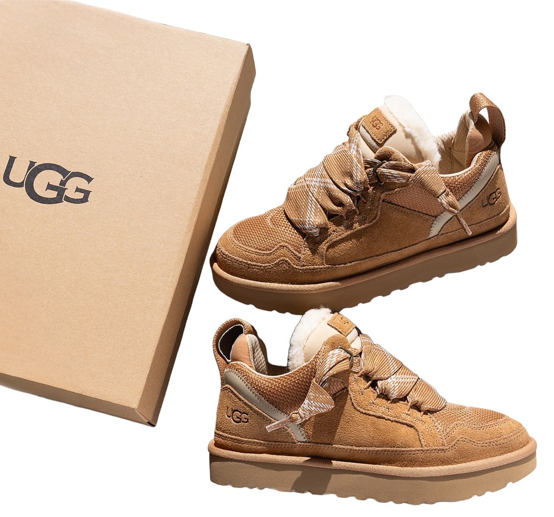 100% UGG Lowmel Chestnut Suede Mesh Sneakers Women’s sizes 6 7 8 9 10 NEW in Box