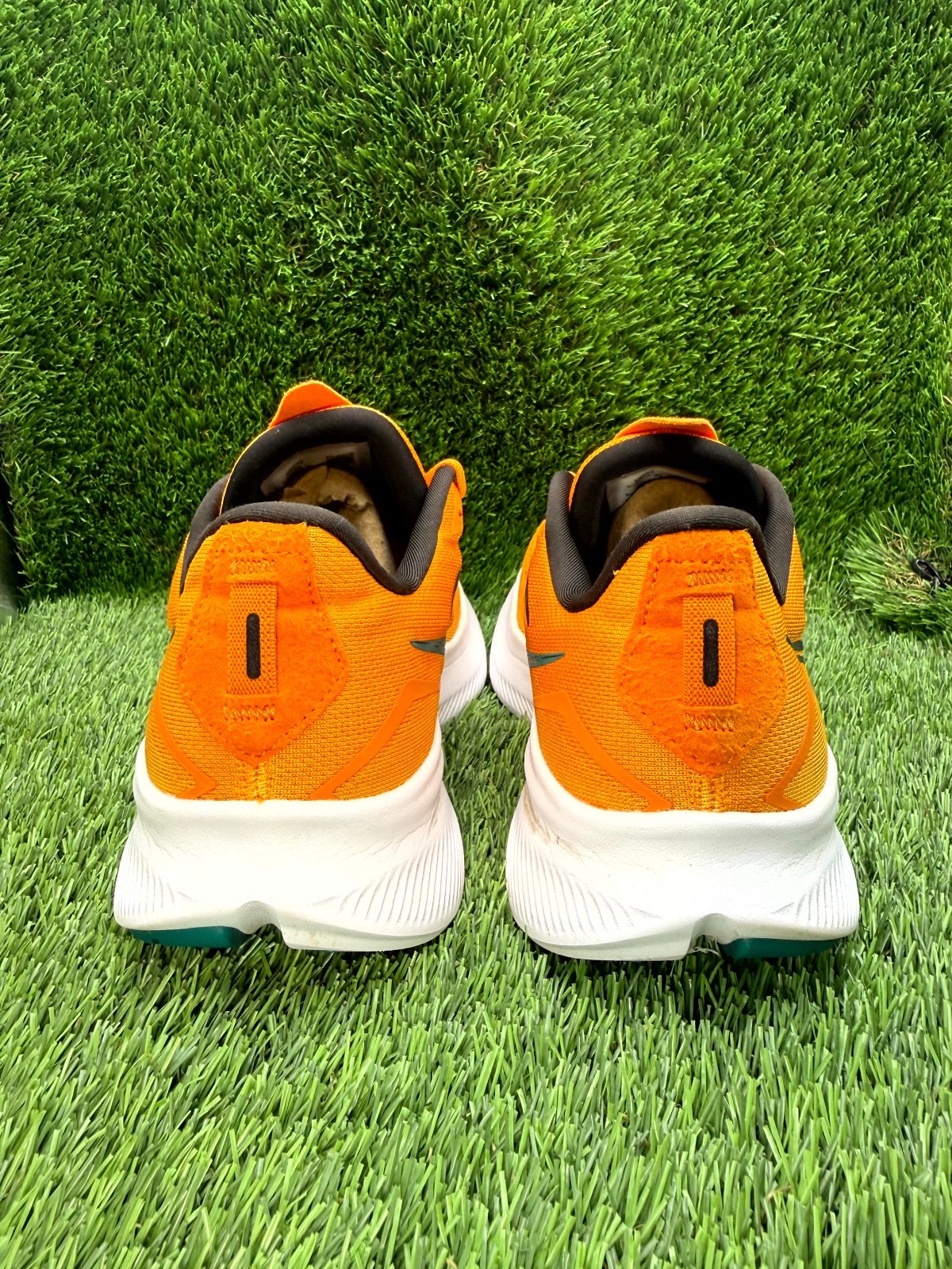 Saucony Ride 15 S20729-30 Athletic Sneaker Men’s 8.5 Orange Mesh Sports Training