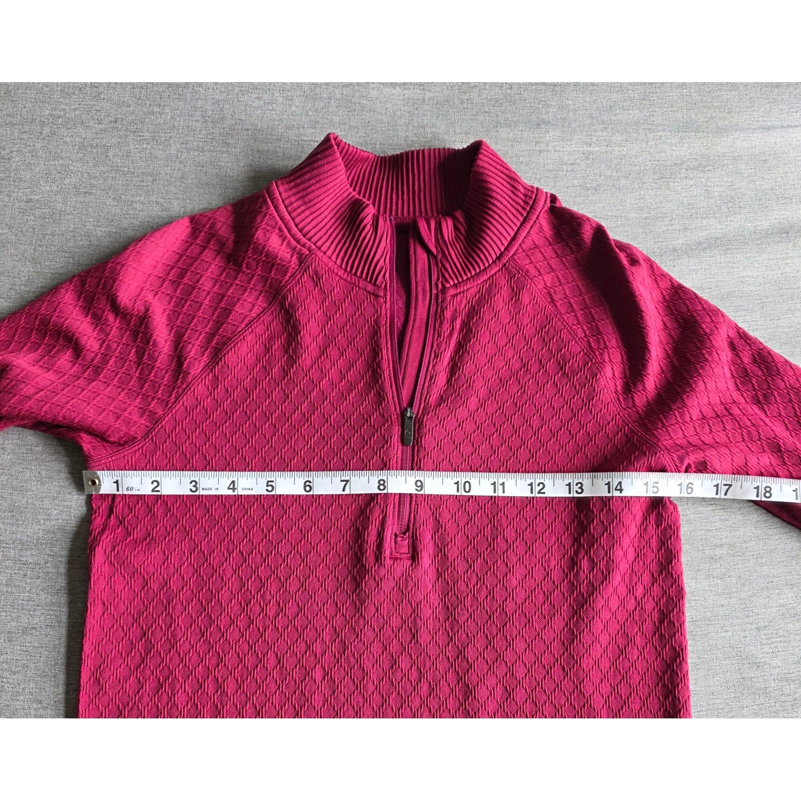 Lululemon Rest Less 1/2 Zip Pullover Star Ruby – no tag Approx Sz 6