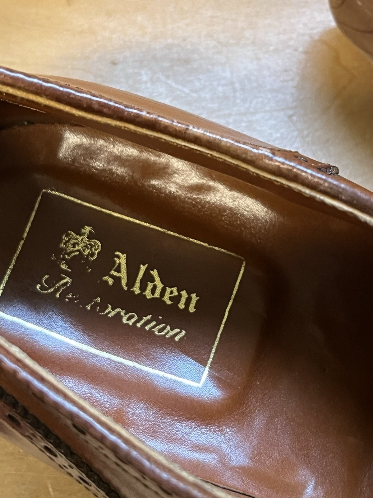 ALDEN BROGUES SIZE 12 SEE PICTURES