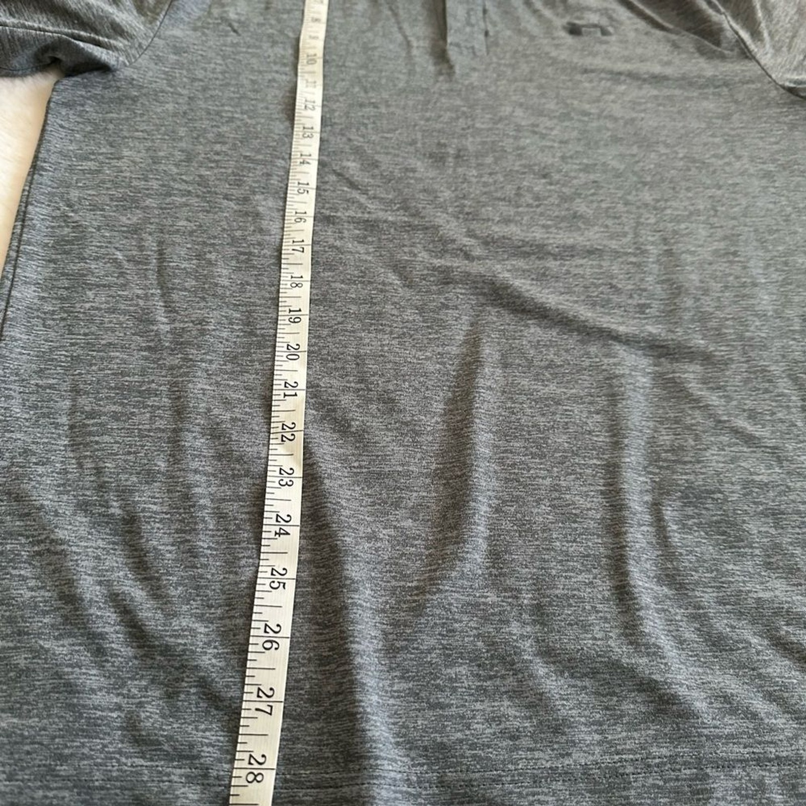 Under Armour large men gray playoff polo