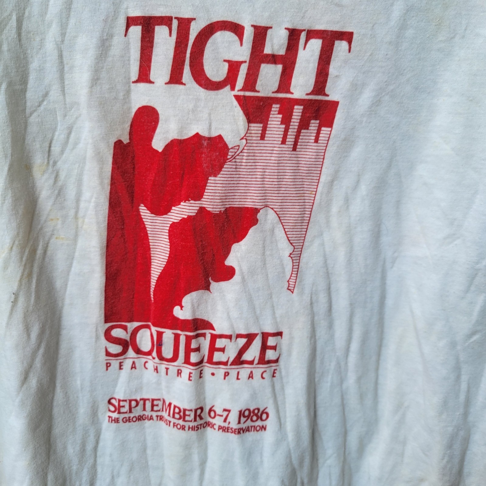 Vintage 1986 CHED By Anvil Tight Squeeze Peachtree Place Georgia XL USA